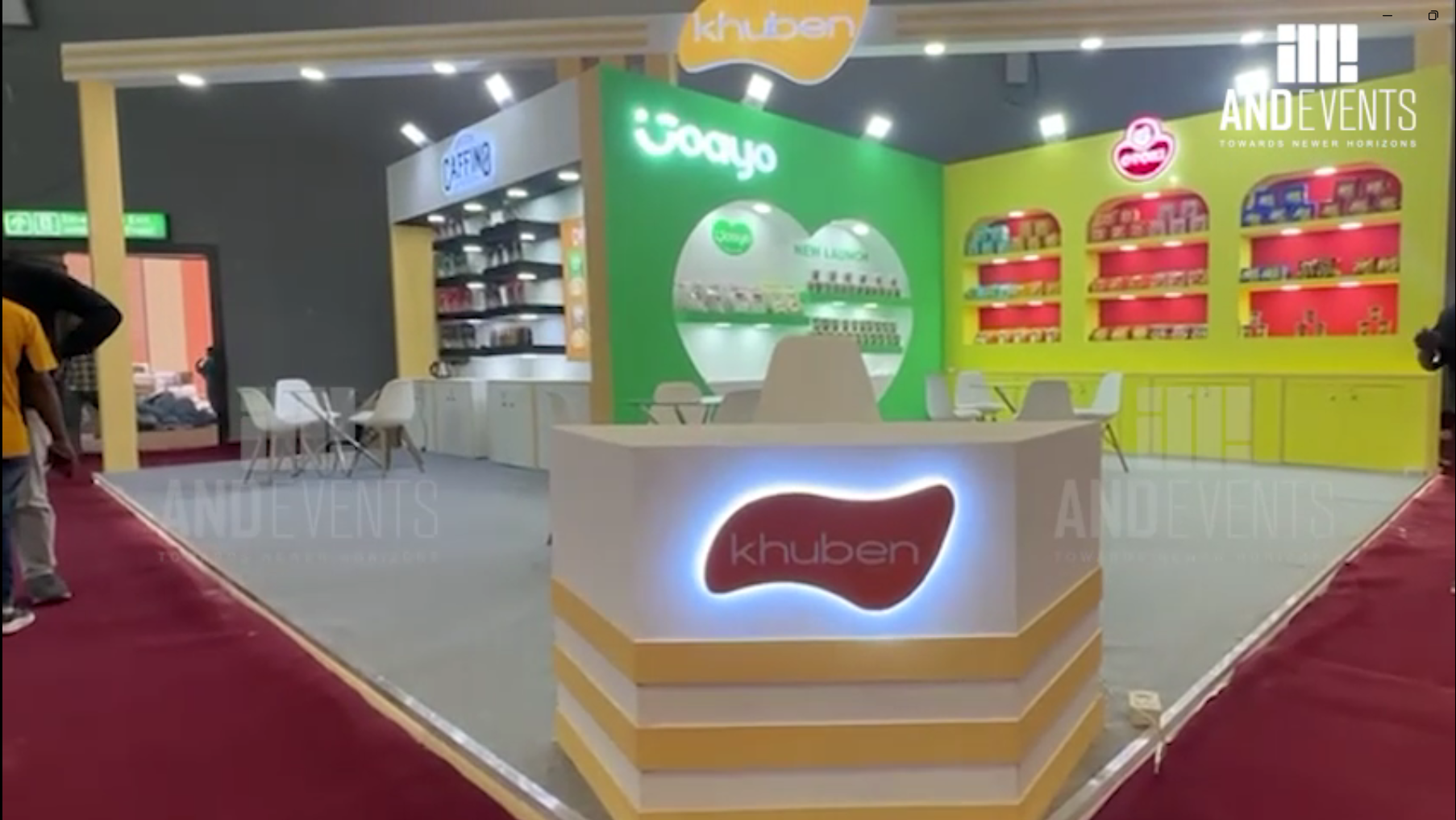 Exhibition Stall Design & Execution for Khuben at AAHAR Exhibition