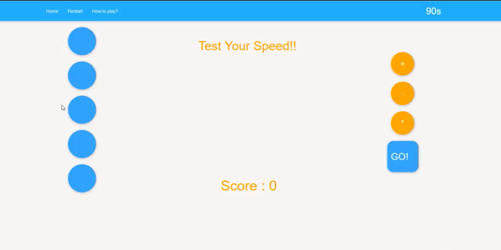 Test Calculation speed